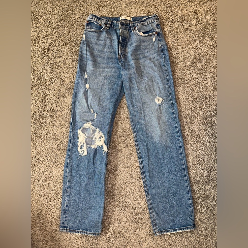 Abercrombie & Fitch The Dad High Rise 6/28R jeans
